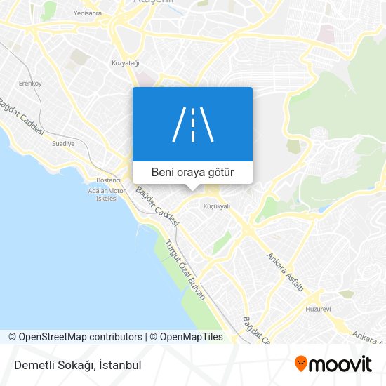 Demetli Sokağı harita