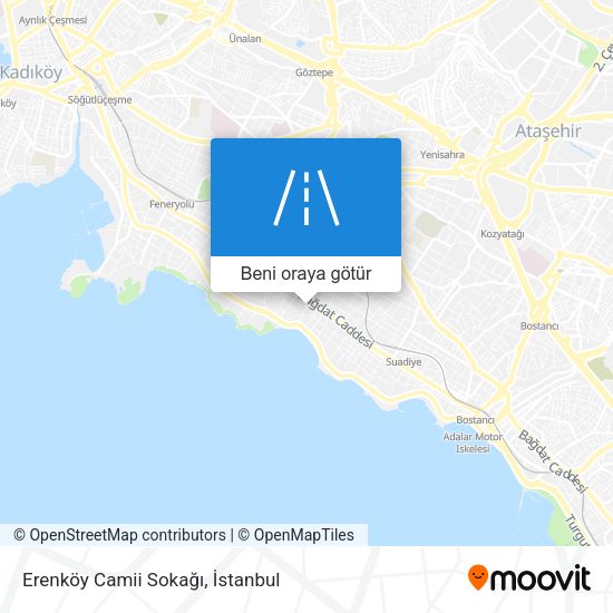 Erenköy Camii Sokağı harita