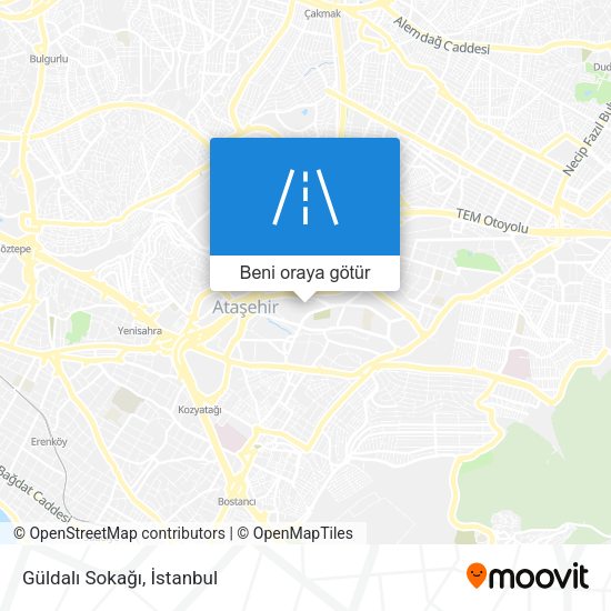 Güldalı Sokağı harita