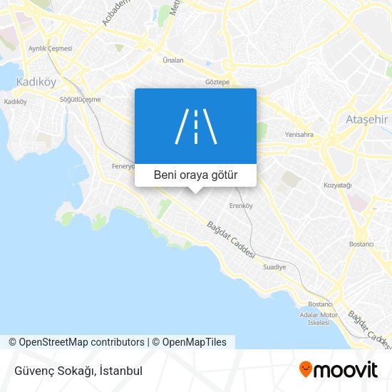 Güvenç Sokağı harita