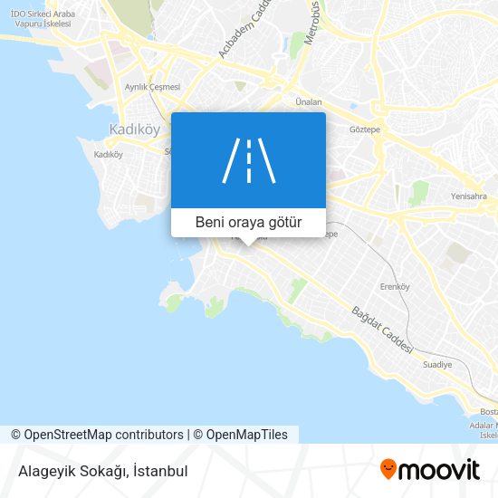 Alageyik Sokağı harita