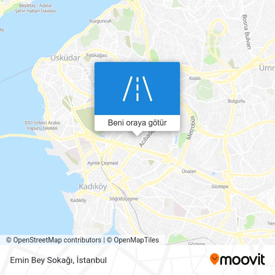 Emin Bey Sokağı harita