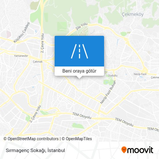 Sırmagenç Sokağı harita
