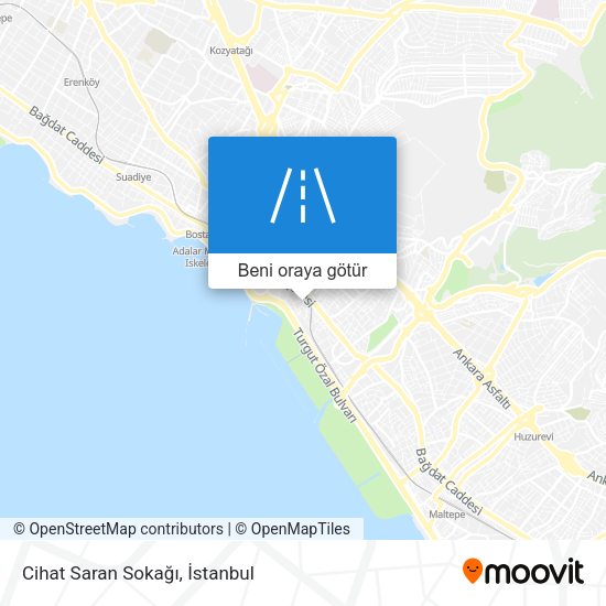 Cihat Saran Sokağı harita