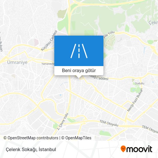 Çelenk Sokağı harita