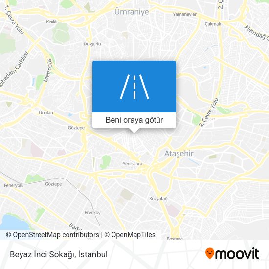 Beyaz İnci Sokağı harita