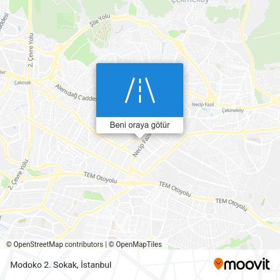 Modoko 2. Sokak harita