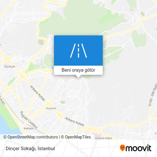 Dinçer Sokağı harita