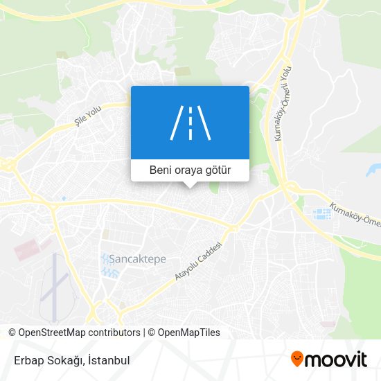 Erbap Sokağı harita