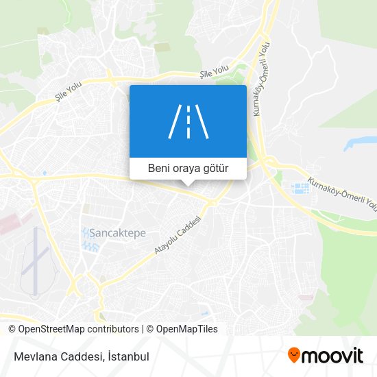 Mevlana Caddesi harita
