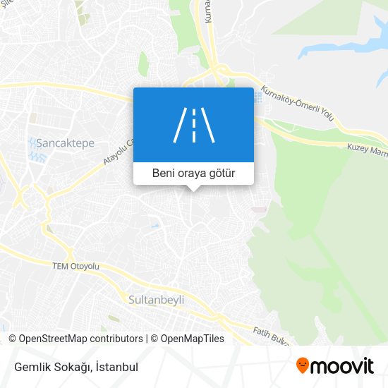 Gemlik Sokağı harita