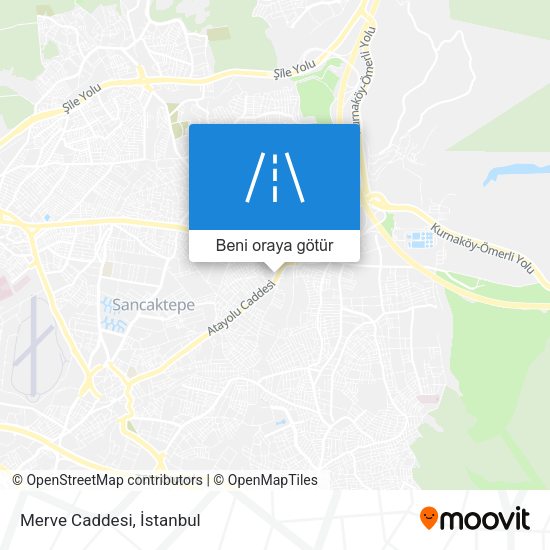 Merve Caddesi harita