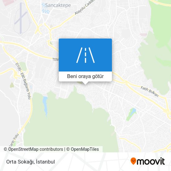Orta Sokağı harita