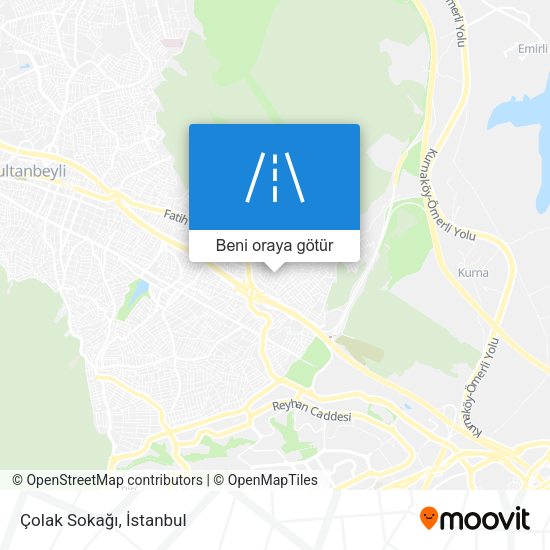 Çolak Sokağı harita