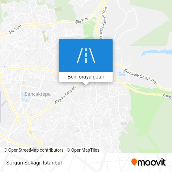 Sorgun Sokağı harita