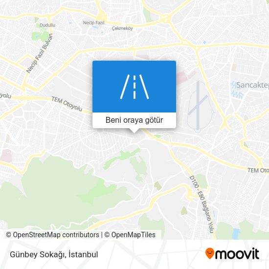 Günbey Sokağı harita