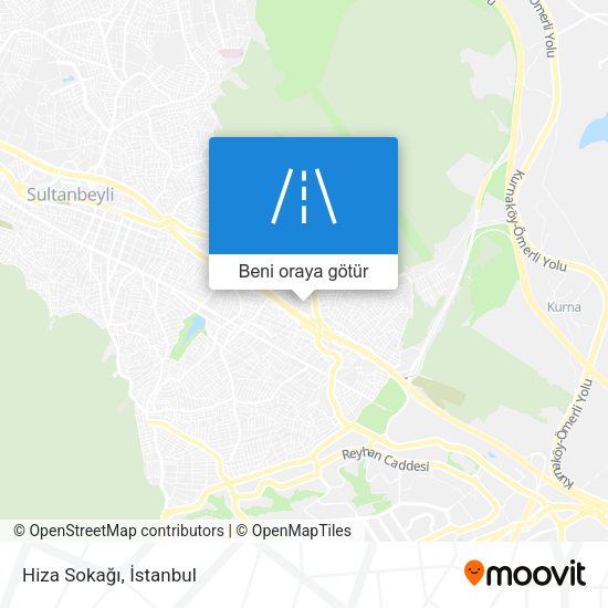 Hiza Sokağı harita