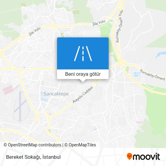 Bereket Sokağı harita
