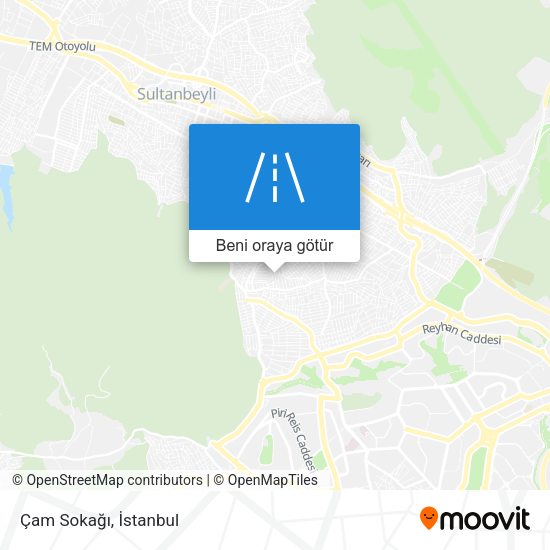 Çam Sokağı harita