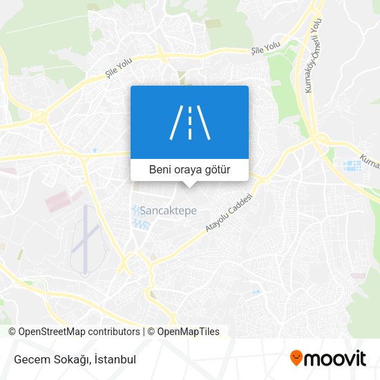Gecem Sokağı harita