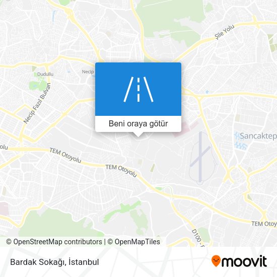 Bardak Sokağı harita
