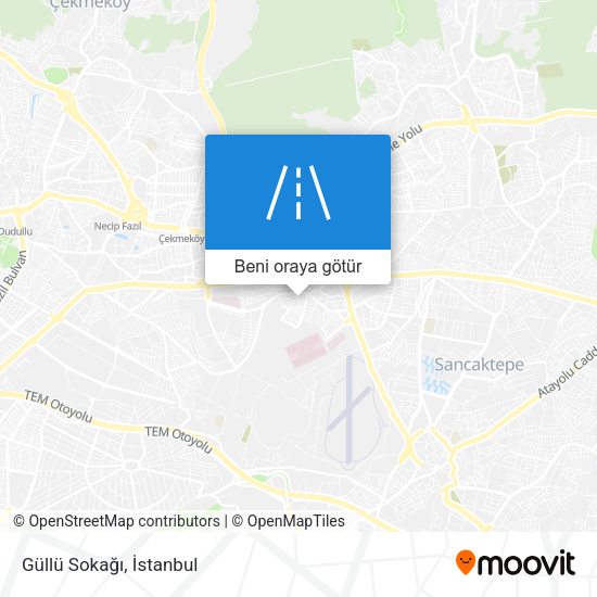 Güllü Sokağı harita