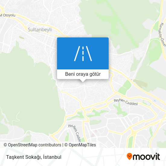 Taşkent Sokağı harita