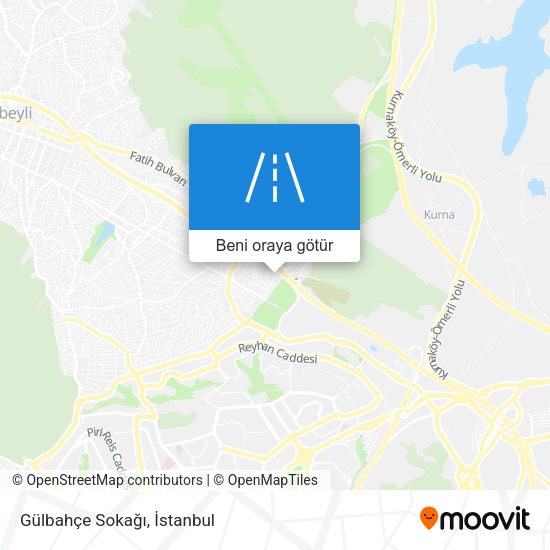 Gülbahçe Sokağı harita