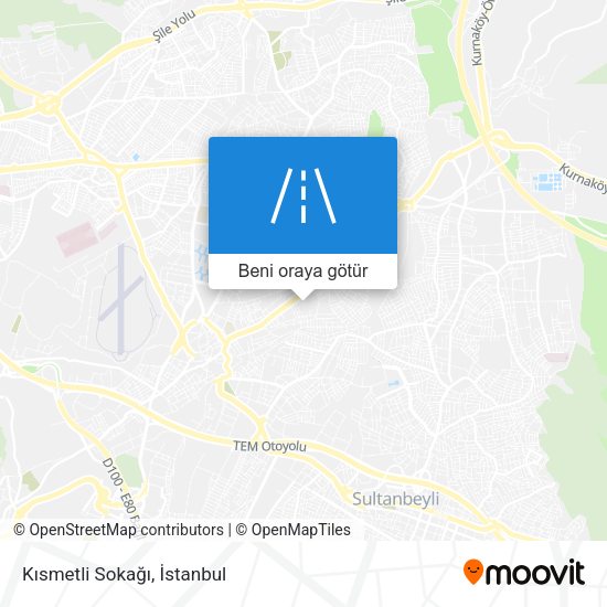 Kısmetli Sokağı harita