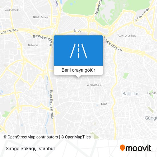 Simge Sokağı harita