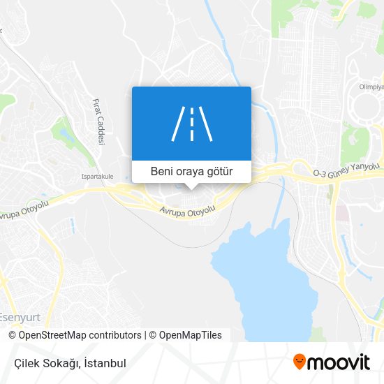 Çilek Sokağı harita