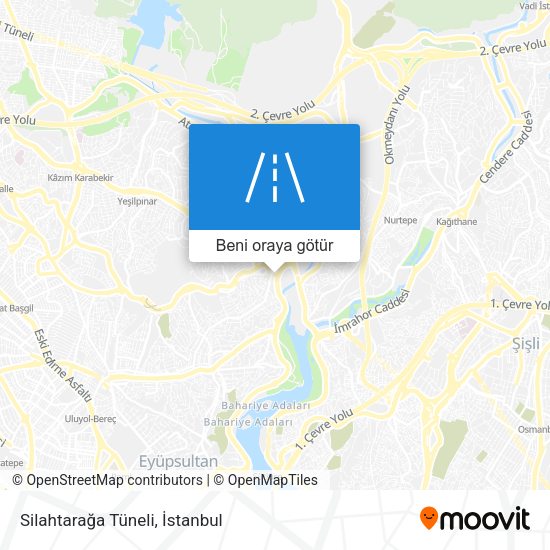 Silahtarağa Tüneli harita