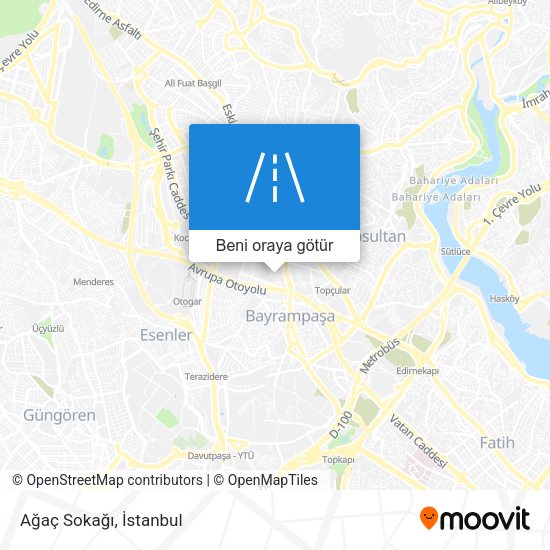 Ağaç Sokağı harita