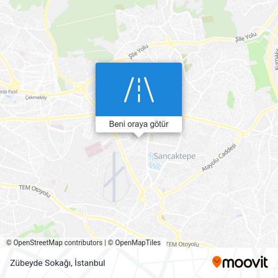 Zübeyde Sokağı harita