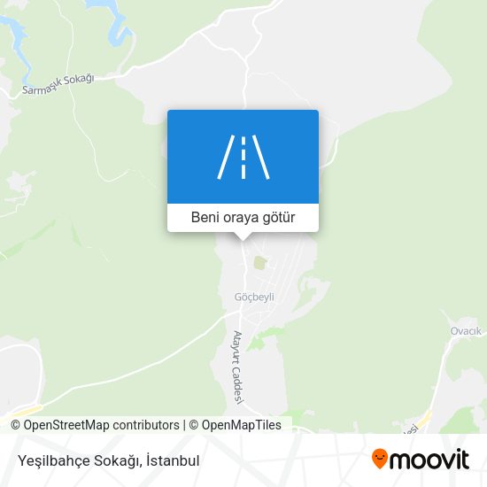 Yeşilbahçe Sokağı harita