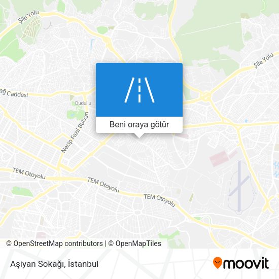 Aşiyan Sokağı harita