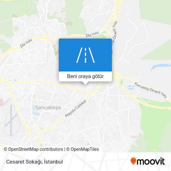 Cesaret Sokağı harita