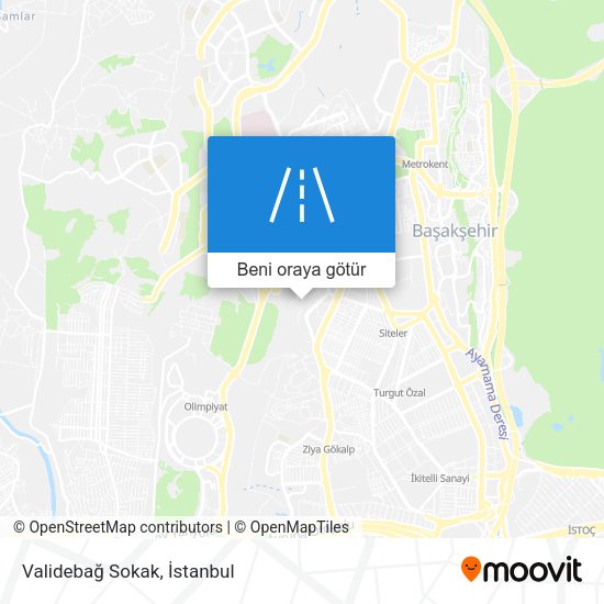 Validebağ Sokak harita
