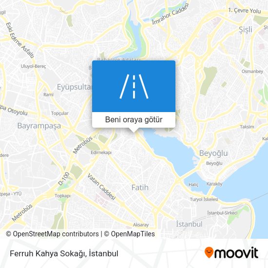 Ferruh Kahya Sokağı harita