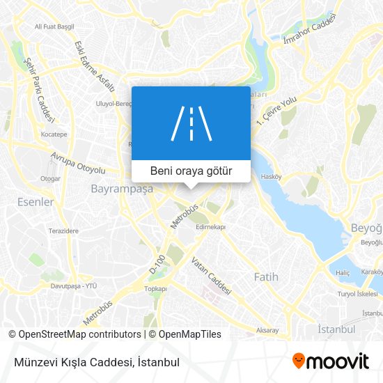 Münzevi Kışla Caddesi harita
