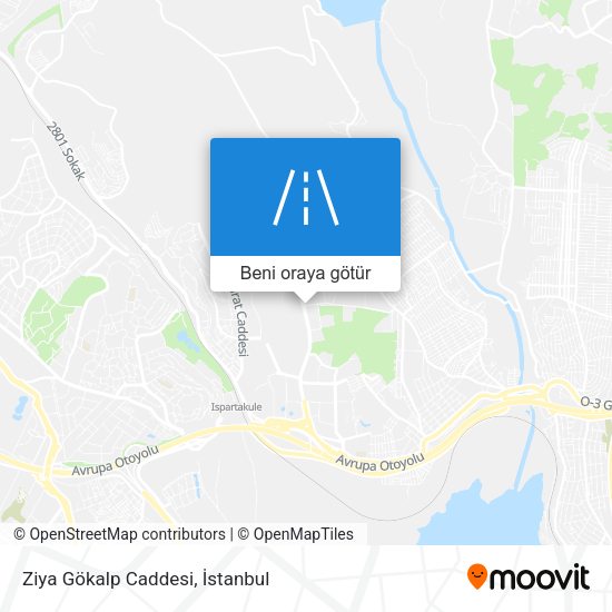 Ziya Gökalp Caddesi harita
