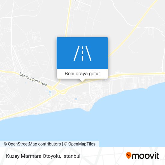 Kuzey Marmara Otoyolu harita