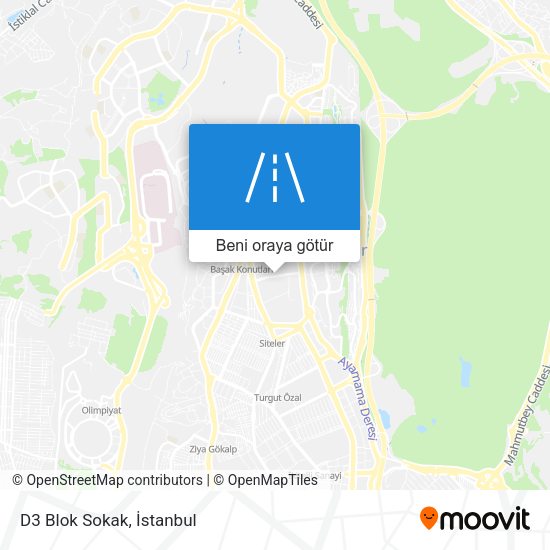 D3 Blok Sokak harita
