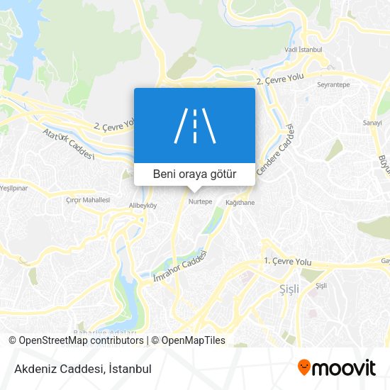 Akdeniz Caddesi harita