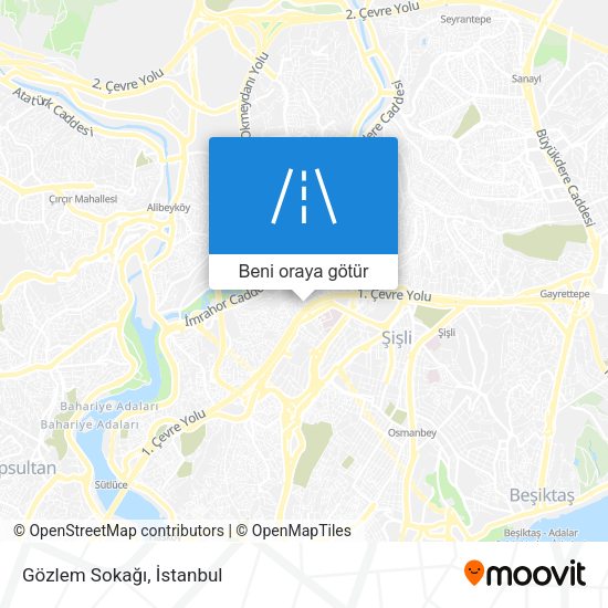 Gözlem Sokağı harita