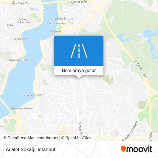 Asalet Sokağı harita