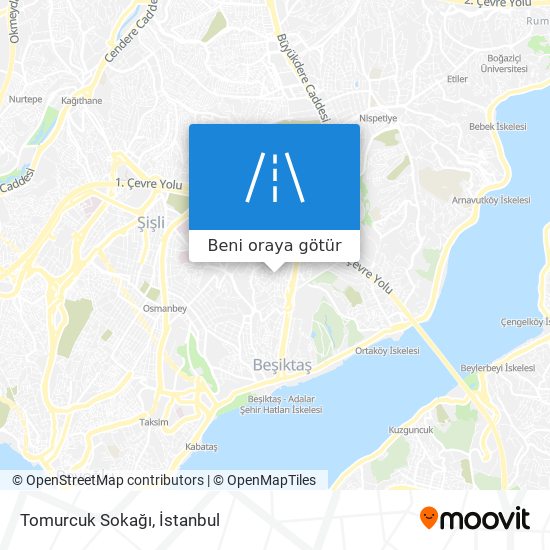 Tomurcuk Sokağı harita