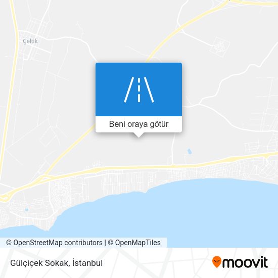 Gülçiçek Sokak harita