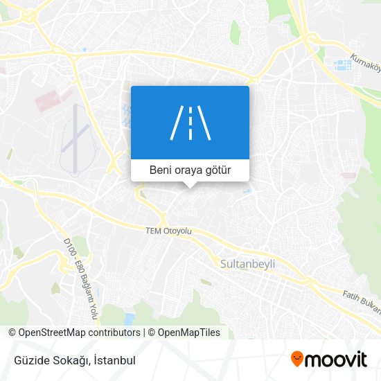 Güzide Sokağı harita