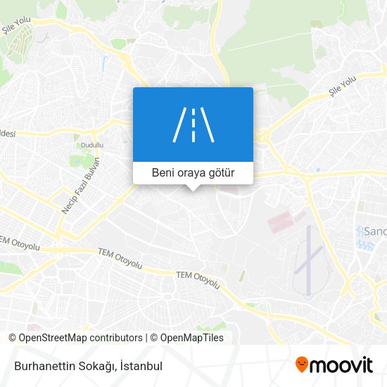 Burhanettin Sokağı harita